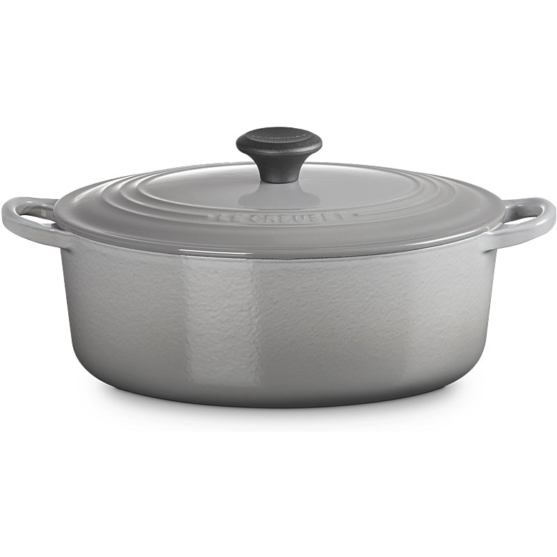 Le Creuset Bräter Tradition oval 29cm Perlgrau