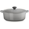 Le Creuset Bräter Tradition oval 29cm Perlgrau
