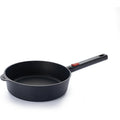 WOLL Eco Logic QXR Guss-Hochrandpfanne Ø 24 cm - 2,5L, PFAS-frei, abnehmbarer Griff, Induktion
