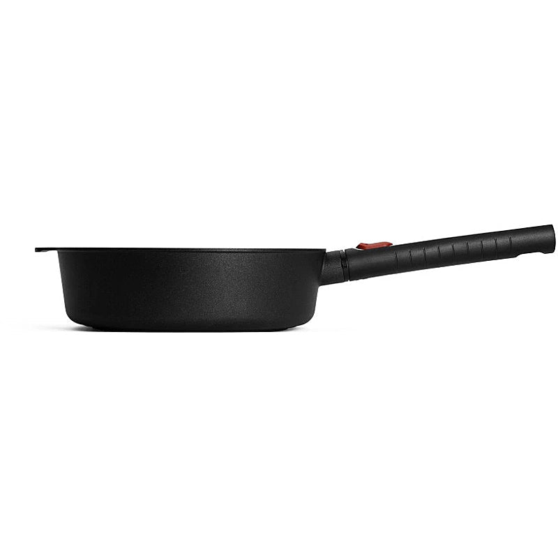 WOLL Eco Logic QXR Guss-Hochrandpfanne Ø 24 cm - 2,5L, PFAS-frei, abnehmbarer Griff, Induktion