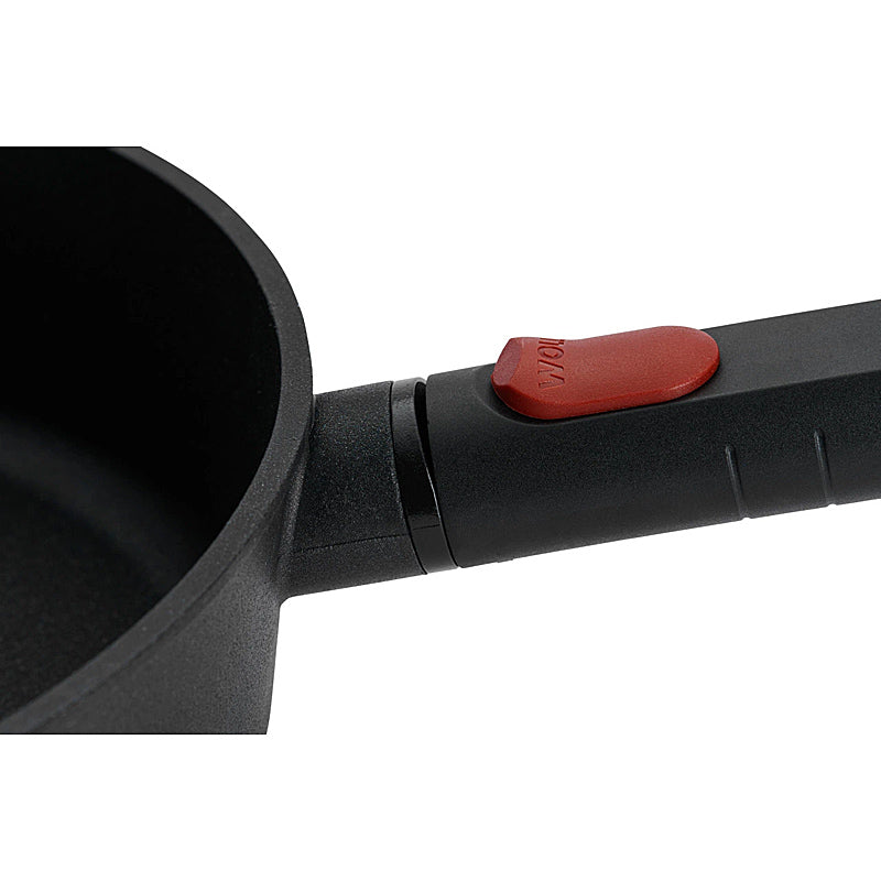 WOLL Eco Logic QXR Guss-Hochrandpfanne Ø 24 cm - 2,5L, PFAS-frei, abnehmbarer Griff, Induktion
